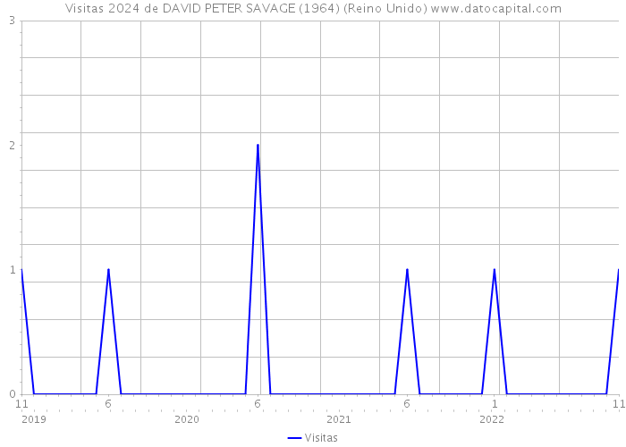 Visitas 2024 de DAVID PETER SAVAGE (1964) (Reino Unido) 