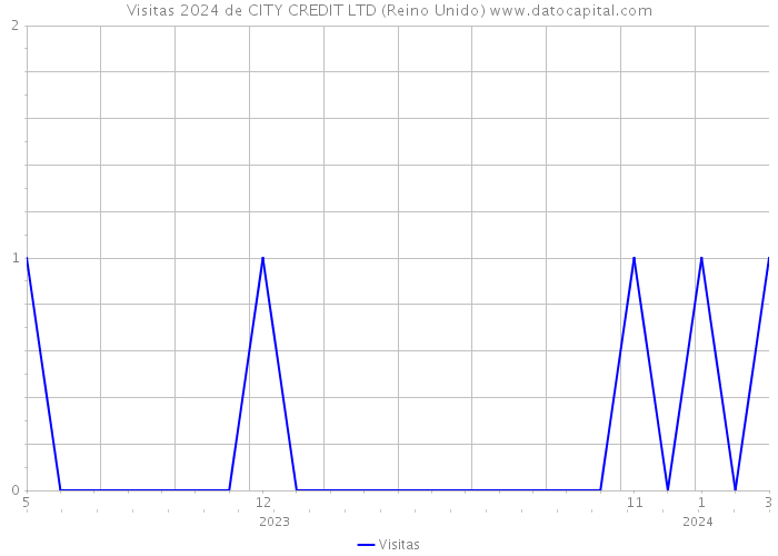 Visitas 2024 de CITY CREDIT LTD (Reino Unido) 