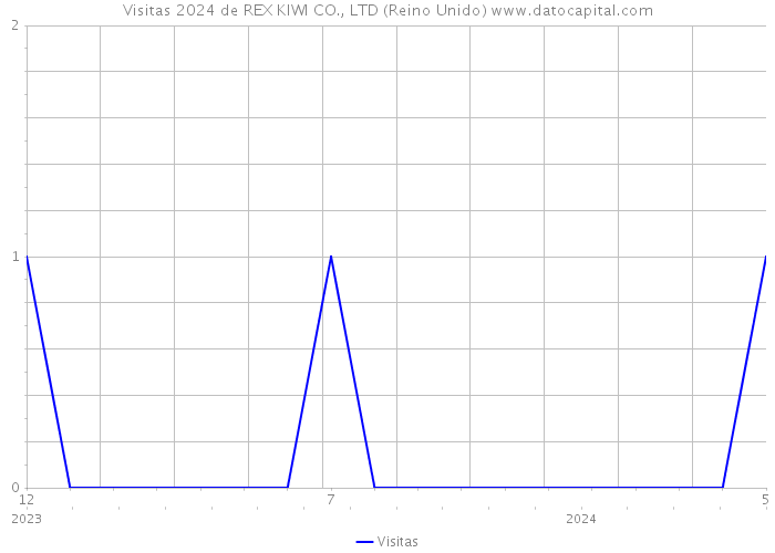 Visitas 2024 de REX KIWI CO., LTD (Reino Unido) 