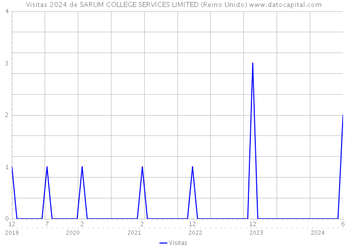 Visitas 2024 de SARUM COLLEGE SERVICES LIMITED (Reino Unido) 