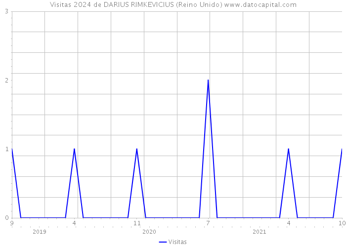 Visitas 2024 de DARIUS RIMKEVICIUS (Reino Unido) 