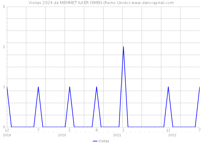 Visitas 2024 de MEHMET ILKER ISMEN (Reino Unido) 