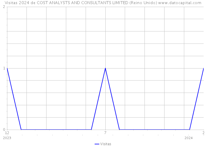 Visitas 2024 de COST ANALYSTS AND CONSULTANTS LIMITED (Reino Unido) 
