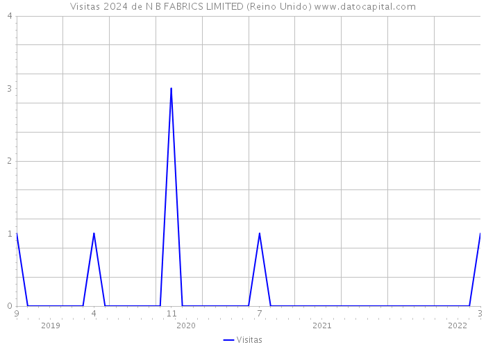 Visitas 2024 de N B FABRICS LIMITED (Reino Unido) 