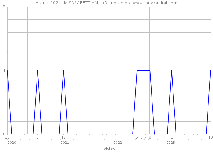 Visitas 2024 de SARAFETT AMIJI (Reino Unido) 