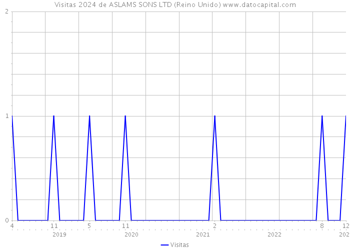 Visitas 2024 de ASLAMS SONS LTD (Reino Unido) 