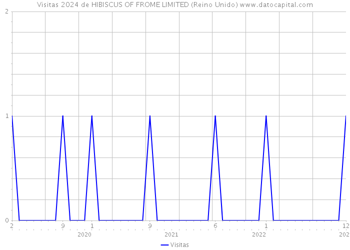 Visitas 2024 de HIBISCUS OF FROME LIMITED (Reino Unido) 