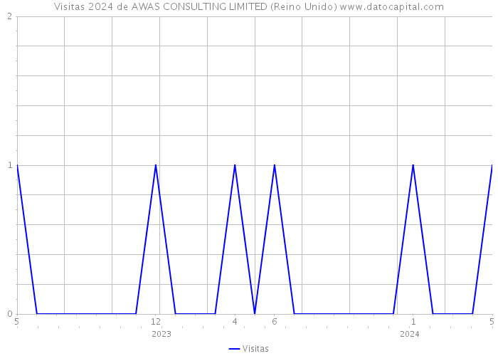 Visitas 2024 de AWAS CONSULTING LIMITED (Reino Unido) 