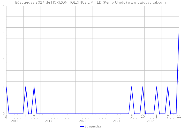Búsquedas 2024 de HORIZON HOLDINGS LIMITED (Reino Unido) 