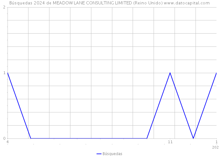 Búsquedas 2024 de MEADOW LANE CONSULTING LIMITED (Reino Unido) 