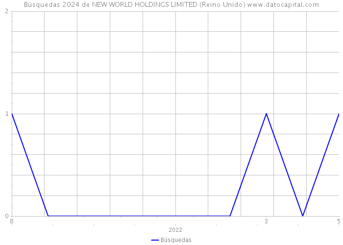 Búsquedas 2024 de NEW WORLD HOLDINGS LIMITED (Reino Unido) 