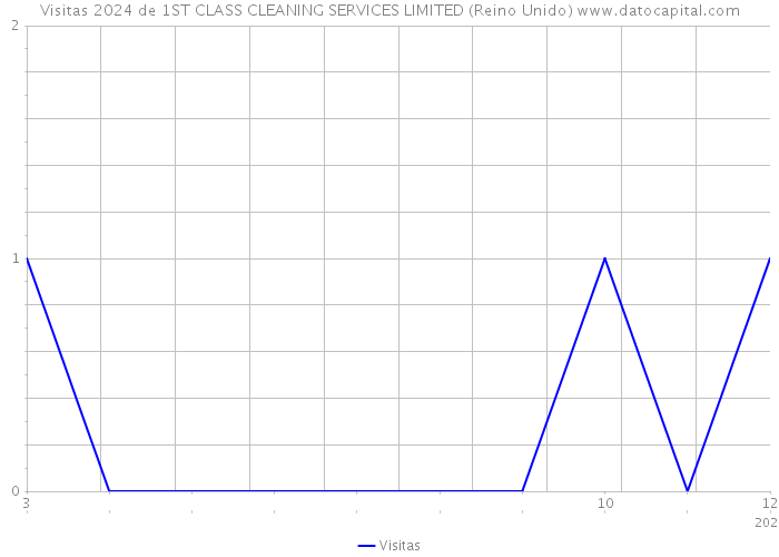 Visitas 2024 de 1ST CLASS CLEANING SERVICES LIMITED (Reino Unido) 