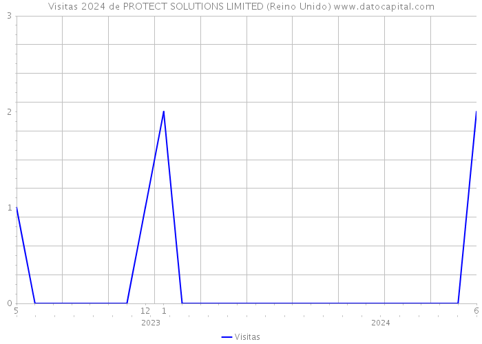 Visitas 2024 de PROTECT SOLUTIONS LIMITED (Reino Unido) 