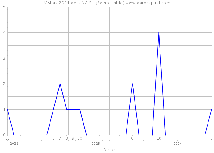 Visitas 2024 de NING SU (Reino Unido) 