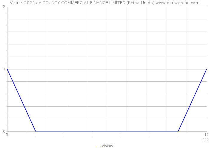 Visitas 2024 de COUNTY COMMERCIAL FINANCE LIMITED (Reino Unido) 