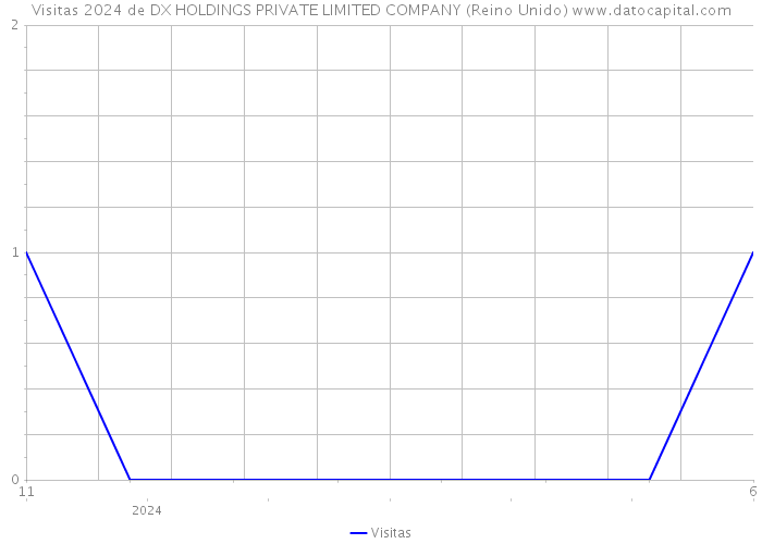 Visitas 2024 de DX HOLDINGS PRIVATE LIMITED COMPANY (Reino Unido) 