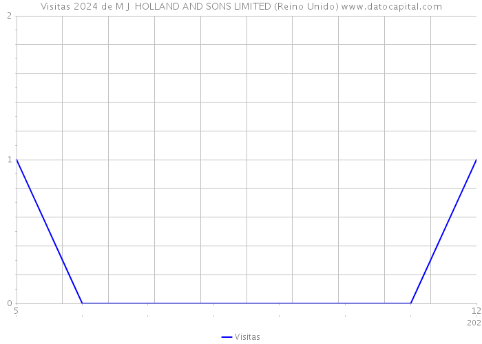 Visitas 2024 de M J HOLLAND AND SONS LIMITED (Reino Unido) 