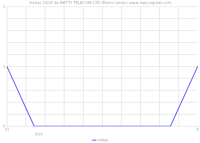 Visitas 2024 de METTI TELECOM LTD (Reino Unido) 