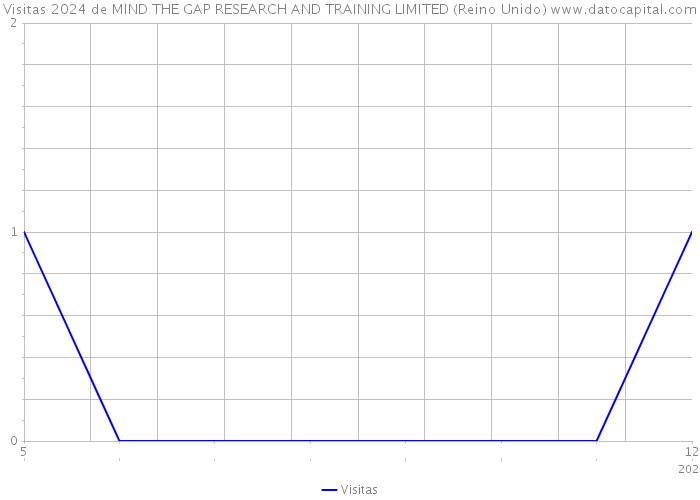 Visitas 2024 de MIND THE GAP RESEARCH AND TRAINING LIMITED (Reino Unido) 