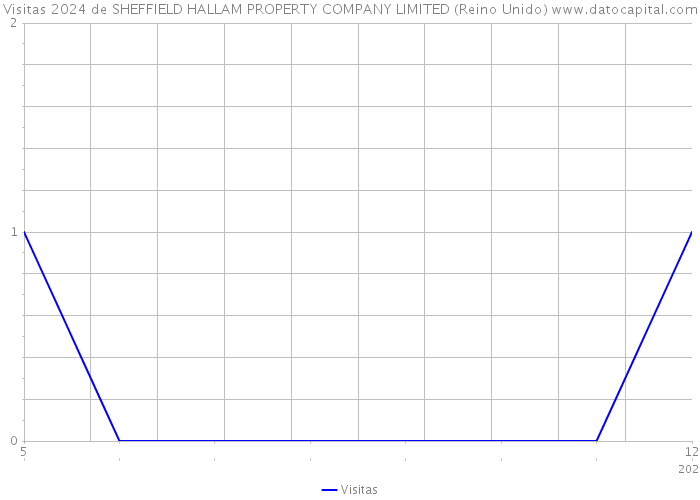 Visitas 2024 de SHEFFIELD HALLAM PROPERTY COMPANY LIMITED (Reino Unido) 