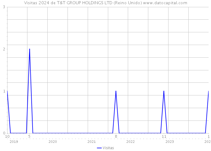 Visitas 2024 de T&T GROUP HOLDINGS LTD (Reino Unido) 