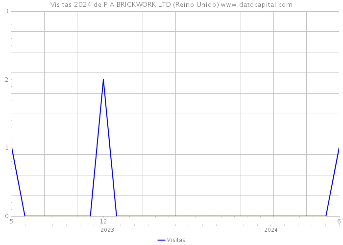 Visitas 2024 de P A BRICKWORK LTD (Reino Unido) 