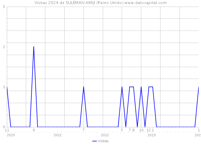 Visitas 2024 de SULEMAN AMIJI (Reino Unido) 