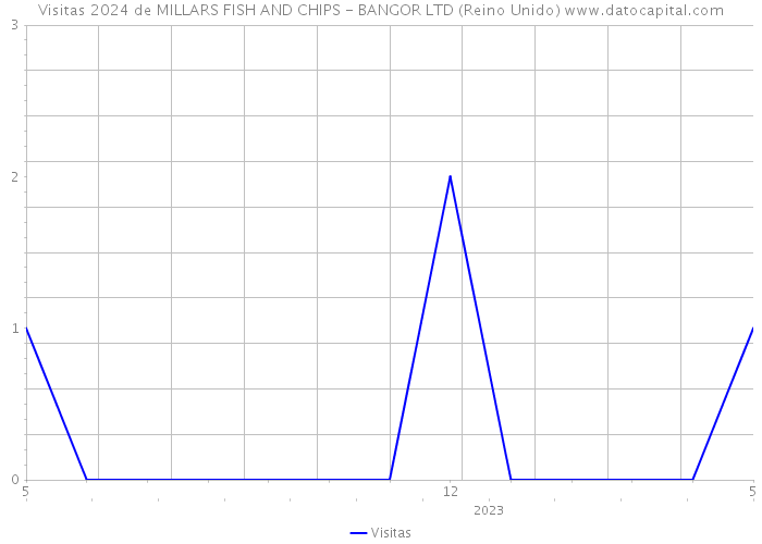 Visitas 2024 de MILLARS FISH AND CHIPS - BANGOR LTD (Reino Unido) 