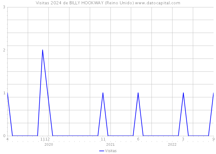 Visitas 2024 de BILLY HOOKWAY (Reino Unido) 