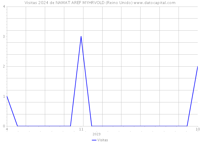 Visitas 2024 de NAMAT AREF MYHRVOLD (Reino Unido) 