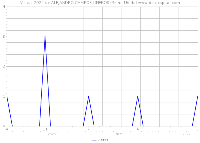 Visitas 2024 de ALEJANDRO CAMPOS LINEROS (Reino Unido) 