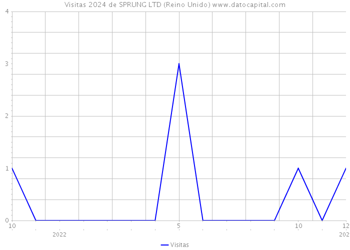 Visitas 2024 de SPRUNG LTD (Reino Unido) 