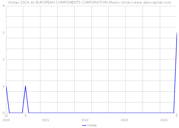 Visitas 2024 de EUROPEAN COMPONENTS CORPORATION (Reino Unido) 