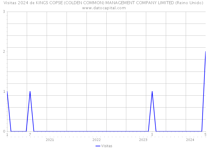 Visitas 2024 de KINGS COPSE (COLDEN COMMON) MANAGEMENT COMPANY LIMITED (Reino Unido) 