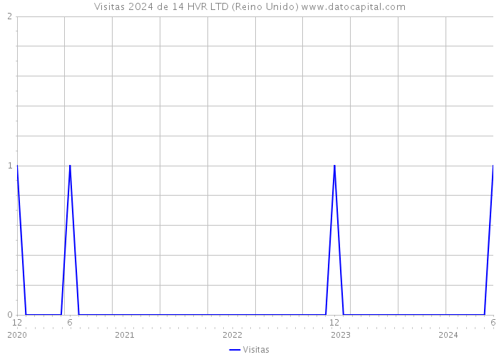 Visitas 2024 de 14 HVR LTD (Reino Unido) 