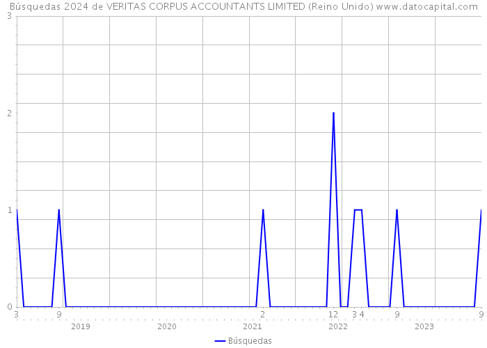 Búsquedas 2024 de VERITAS CORPUS ACCOUNTANTS LIMITED (Reino Unido) 