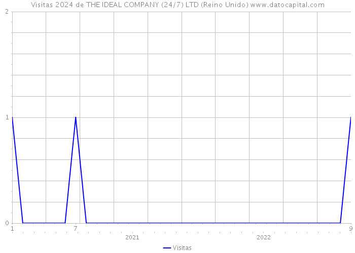 Visitas 2024 de THE IDEAL COMPANY (24/7) LTD (Reino Unido) 