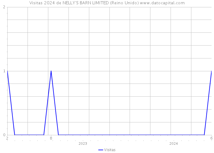 Visitas 2024 de NELLY'S BARN LIMITED (Reino Unido) 