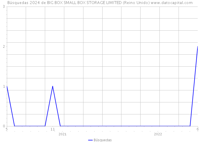Búsquedas 2024 de BIG BOX SMALL BOX STORAGE LIMITED (Reino Unido) 