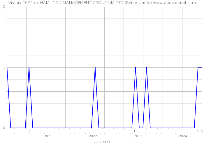 Visitas 2024 de HAMILTON MANAGEMENT GROUP LIMITED (Reino Unido) 