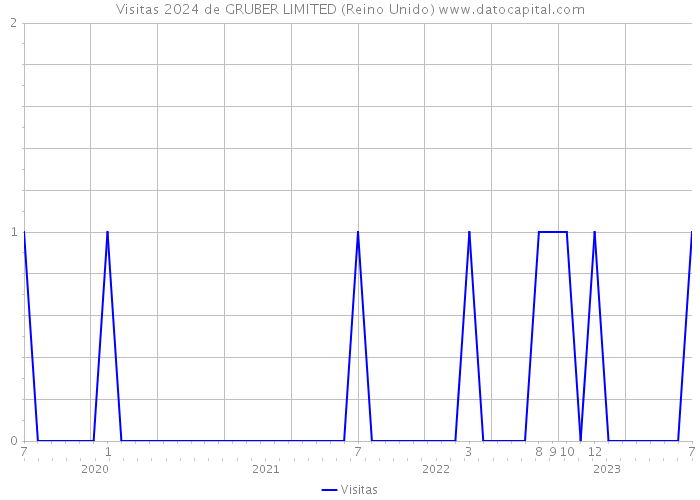 Visitas 2024 de GRUBER LIMITED (Reino Unido) 