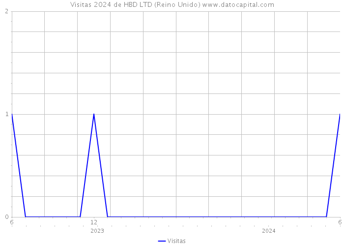 Visitas 2024 de HBD LTD (Reino Unido) 