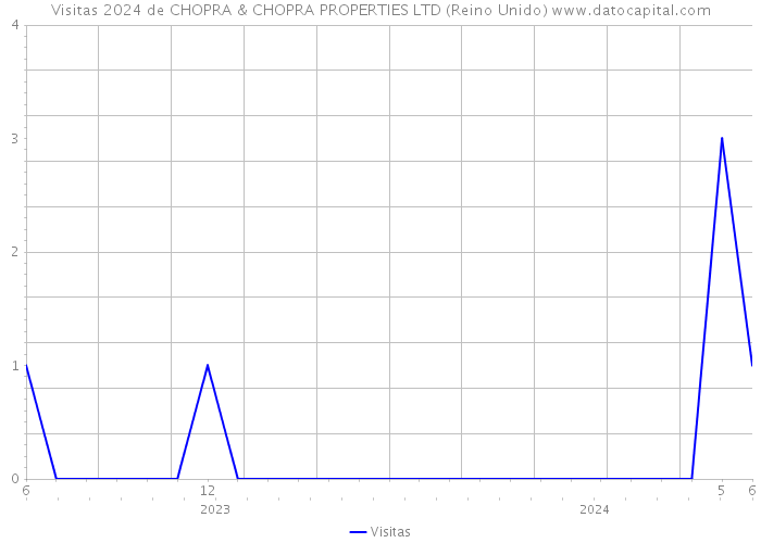 Visitas 2024 de CHOPRA & CHOPRA PROPERTIES LTD (Reino Unido) 
