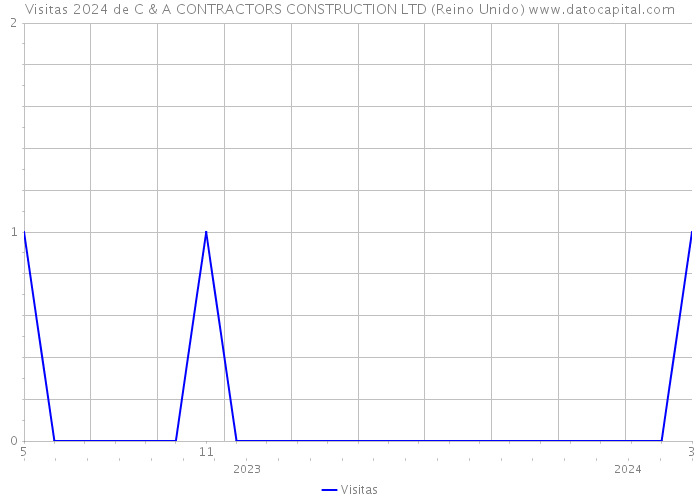 Visitas 2024 de C & A CONTRACTORS CONSTRUCTION LTD (Reino Unido) 