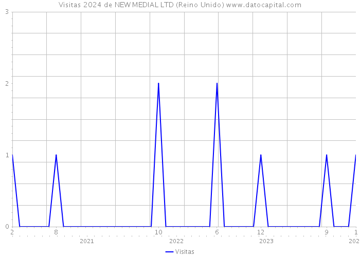 Visitas 2024 de NEW MEDIAL LTD (Reino Unido) 