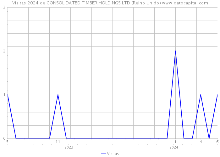 Visitas 2024 de CONSOLIDATED TIMBER HOLDINGS LTD (Reino Unido) 