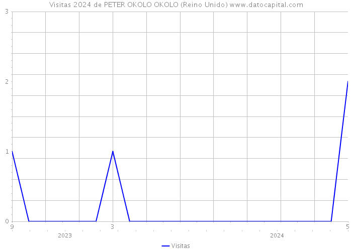 Visitas 2024 de PETER OKOLO OKOLO (Reino Unido) 