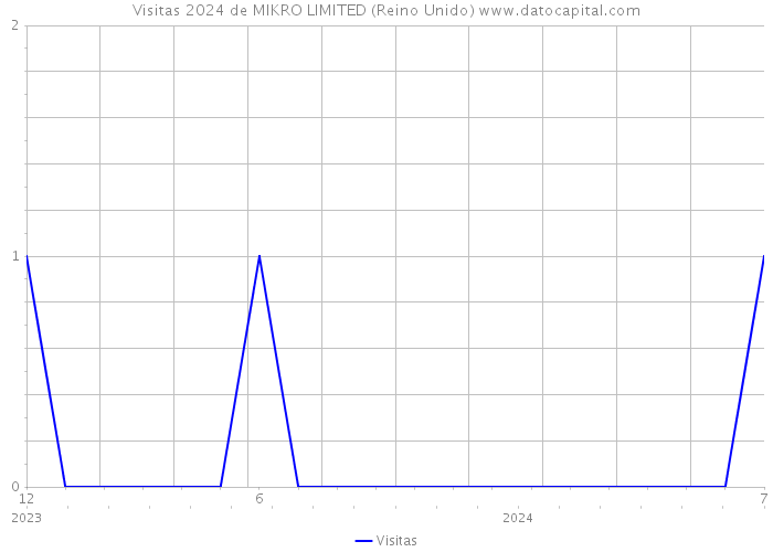 Visitas 2024 de MIKRO LIMITED (Reino Unido) 