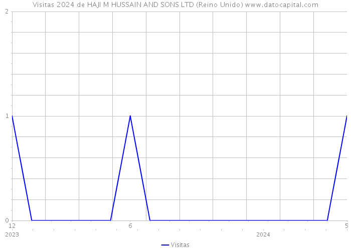 Visitas 2024 de HAJI M HUSSAIN AND SONS LTD (Reino Unido) 