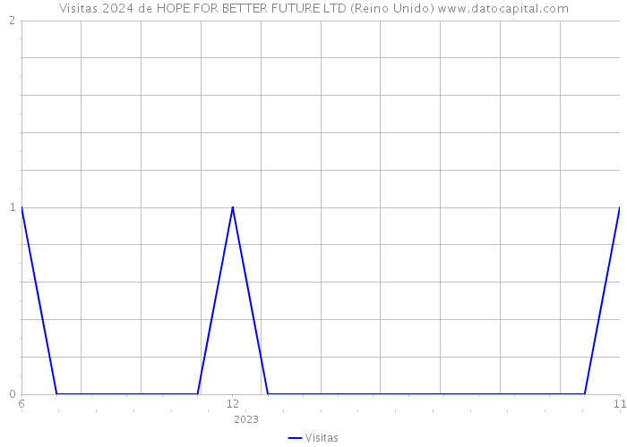 Visitas 2024 de HOPE FOR BETTER FUTURE LTD (Reino Unido) 